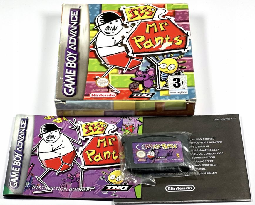 It’s Mr Pants Nintendo Game Boy Advance