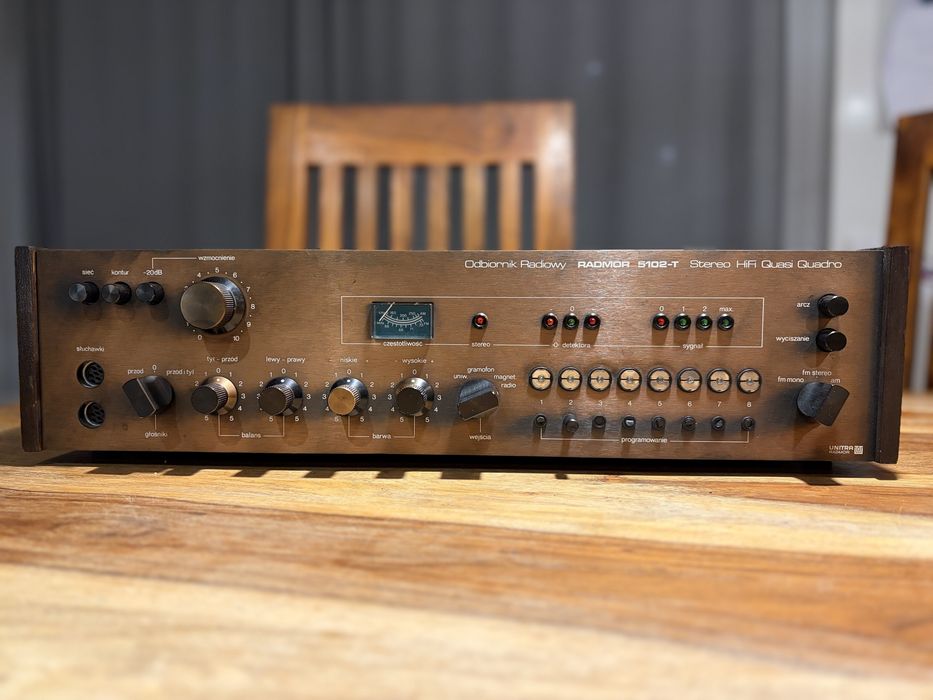 RADMOR 5102-T + kolumny UNITRA Tonsil – DZIAŁA – VINTAGE PRL