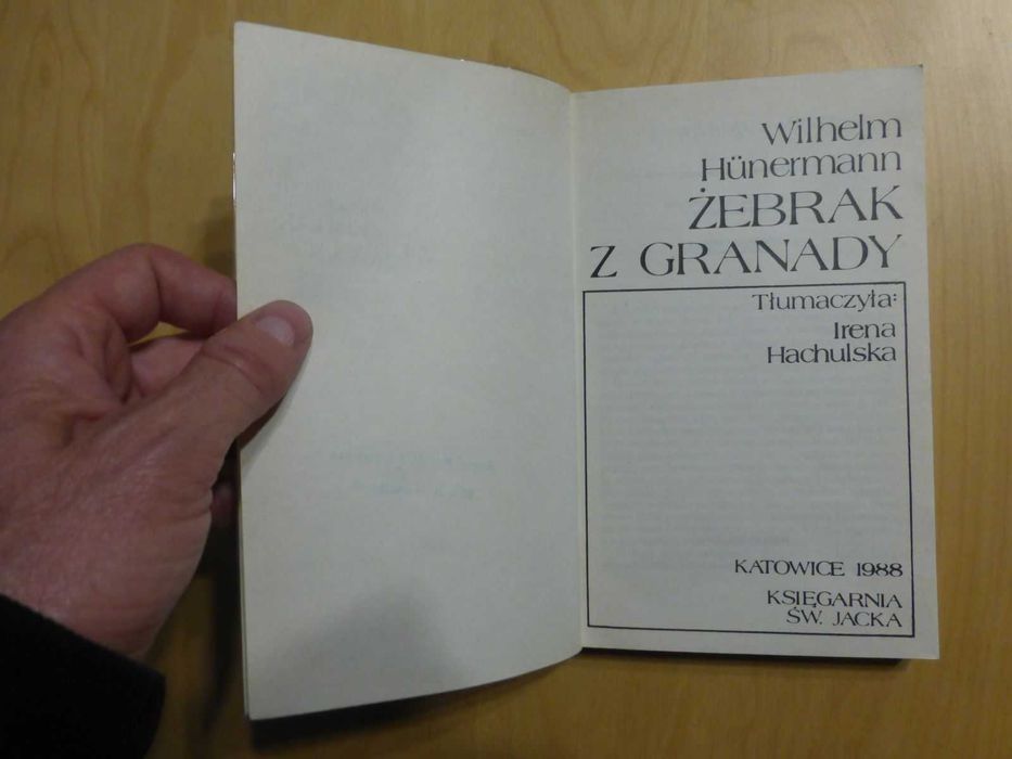 Żebrak z Granady. Wilhelm Hunermann
