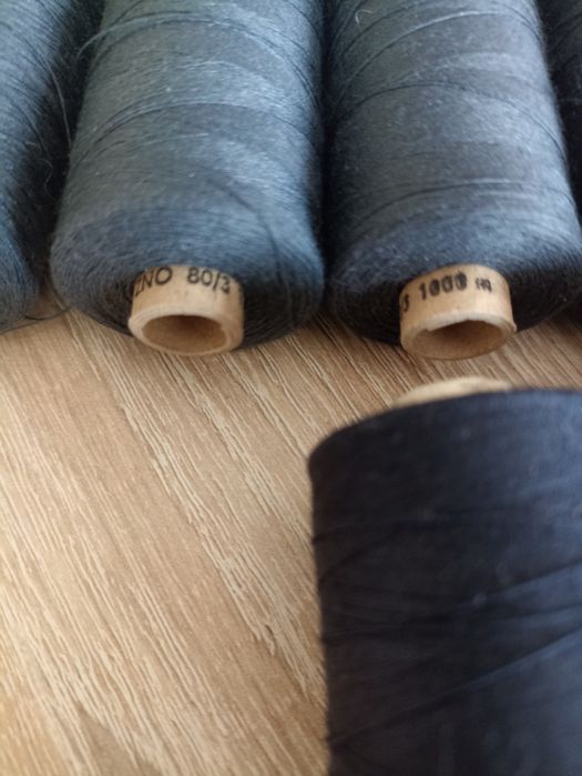 Нитки для шитья цветные