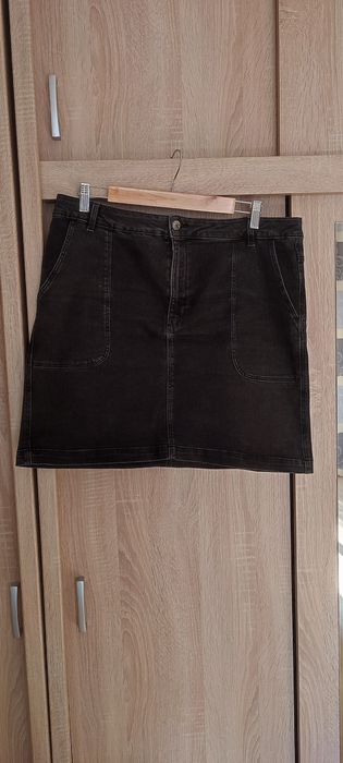 Spódnica jeans grafit Camaieu