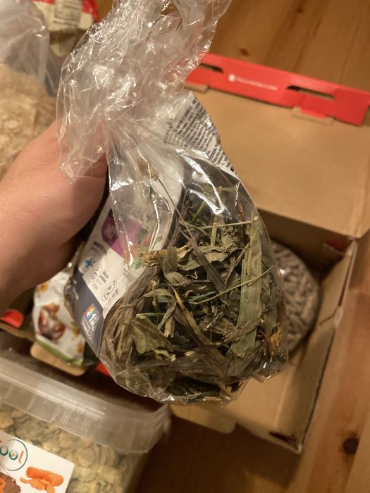 Trociny i jedzenie karma dla chomika zestaw xxl