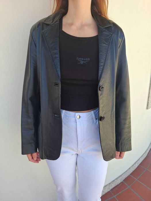 Blazer pele senhora