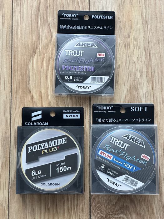 Sprzedam żyłki Toray  (Area Trout)