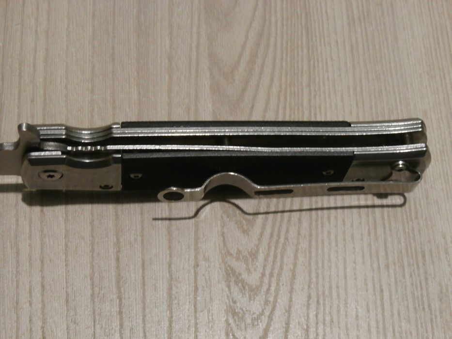 Ніж складний викидний Sog Flash Tanto Фліпер сатин Білий 21.5см,кліпса