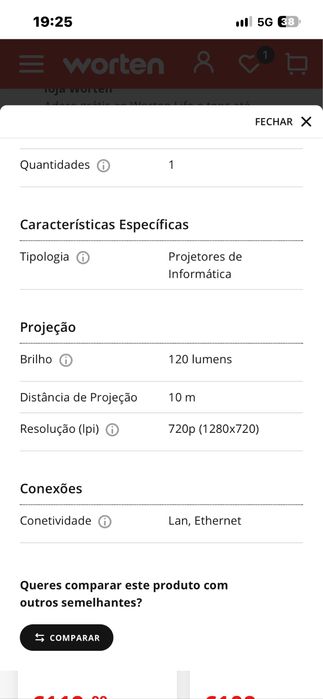 Projetor NK-TV340031