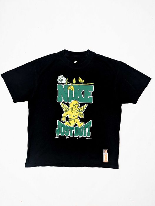 Nike czarna koszulka t-shirt M logo