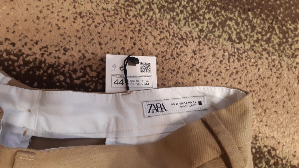 Spodnie Zara męskie.NOWE z metką za połowę ceny.Rozmiar 44.L-XL.