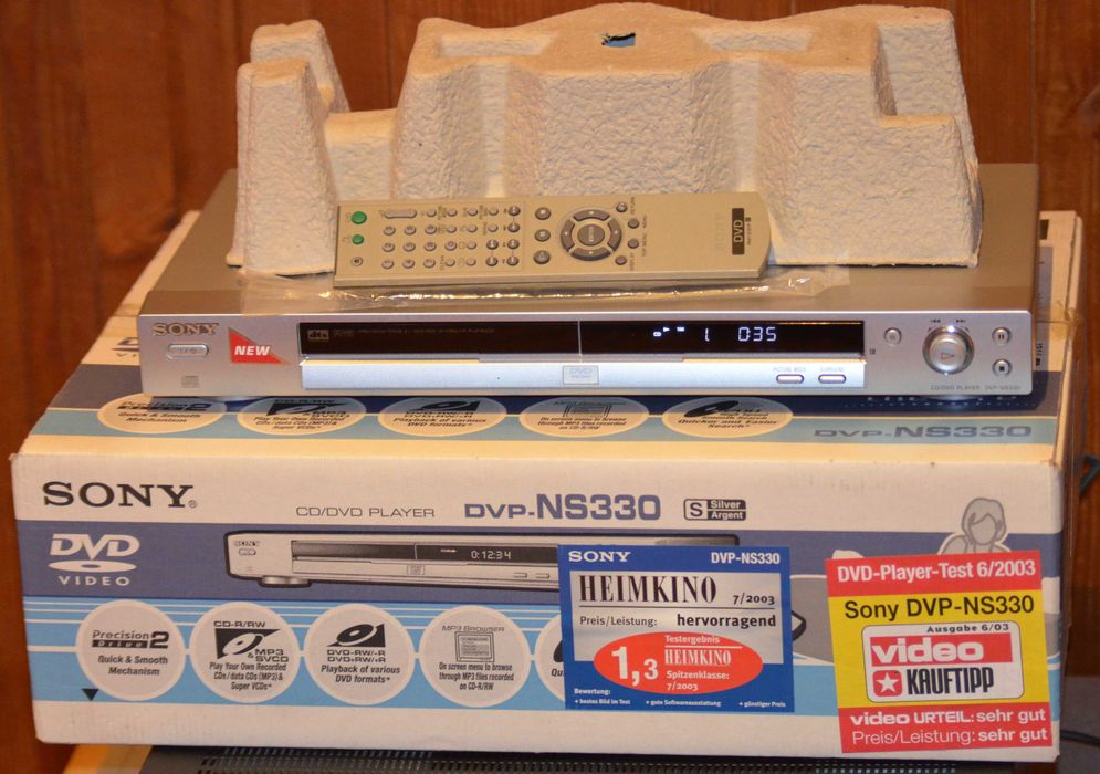 Sony DVP-NS330 odtwarzacz  DVD stan kolekcjonerski + opakowanie. pilot