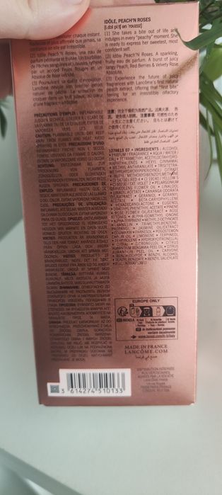 Perfumy Lancome Idole Peach and Roses 100ml