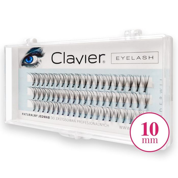 Clavier Eyelash kępki rzęs 10mm Black