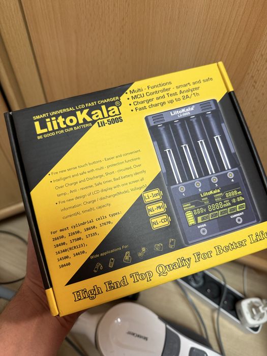 LiitoKala Lii-500s Ładowarka akumulatorów Ni-MH/Cd Li-ion