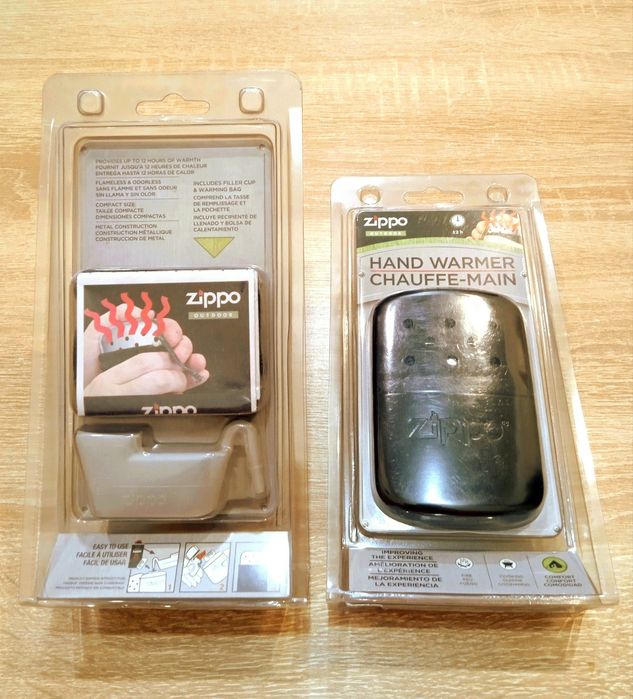 Грелка для рук Zippo Black Hand Warmer Euro 12h с чехлом.