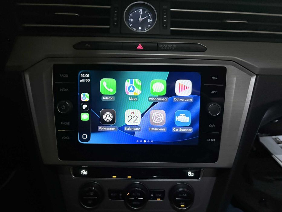 APP CONNECT VW CarPlay Apple Android Auto Arteon Passat B8 Passat B9 Golf 7/7.5 Mib2 2xSD 1xSD Mhi2 Mst2 YouTubeWideo TVOnline Zdalnie Online