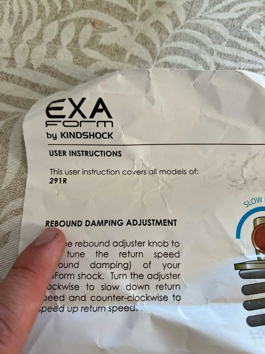 suspensão 291 R para bicicletas