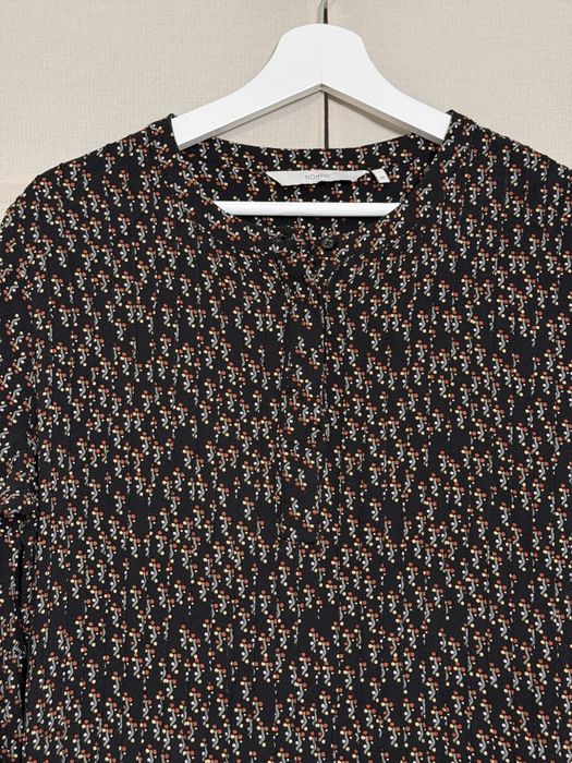 MIDI sukienka w kwiatuszki L