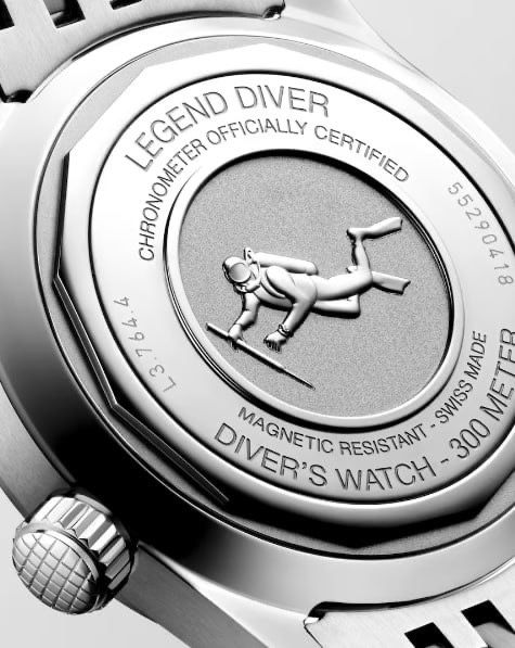 Годинник Longines Legend Diver L3.764.4.90.6 новий cosc 5 років гарант