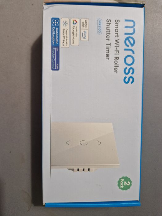 Meross Interruptor de persianas WiFi pack 2