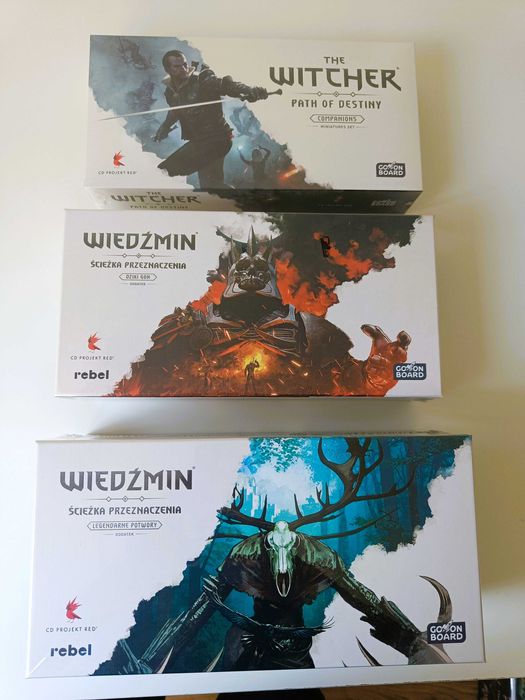 Wiedźmin Ścieżka przeznaczenia z ekskluzywnymi dodatkami Gamefound!