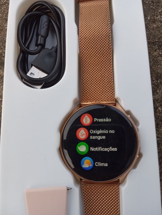 Smartwatch Modelo G35 Dourado