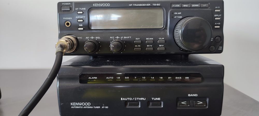 Kenwood TS 50 plus skrzynka antenowa, radiostacja KF