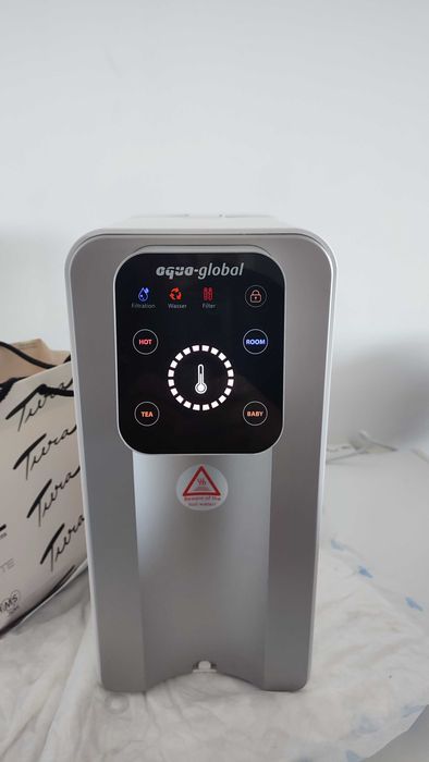 Dystrybutor Wody Aqua-Global z Filtrem RO - Gorąca, Zimna, Do Mleka -
