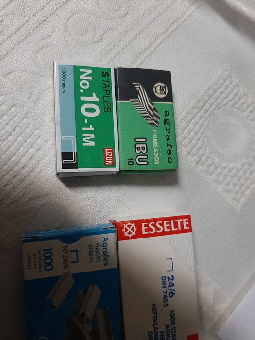 Agrafador Petrus 2001 e caixas agrafes.