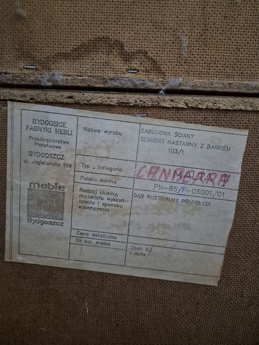 Zestaw mebli Zabudowa segment canberra