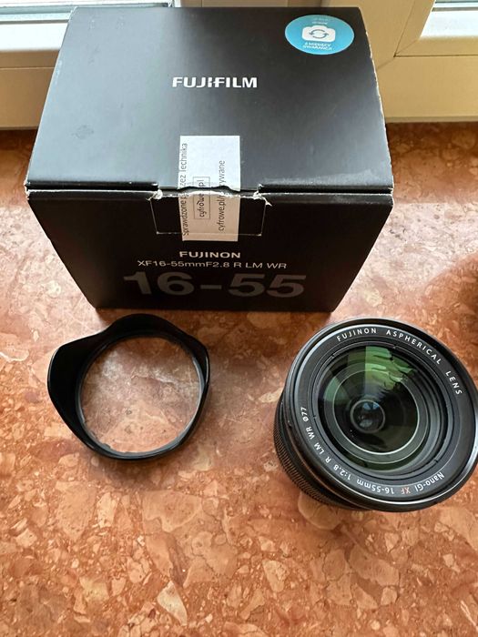 Fujifilm Fujinon Fuji XF 16-55 mm f/2.8 R LM WR Pudełko