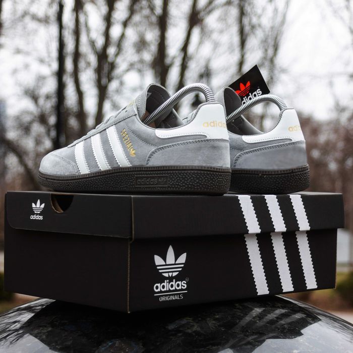 (2288) Кросівки кеди Adidas Handball Spezial сірі (41-45) адідас