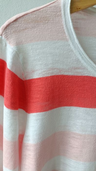 Sweter damski sweter kolorowy lekki cienki bawełniany L XL 42