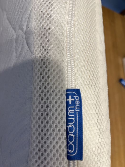 Materac 120*60 niemowlecy lozeczko konopny badum plus med dwustronny.