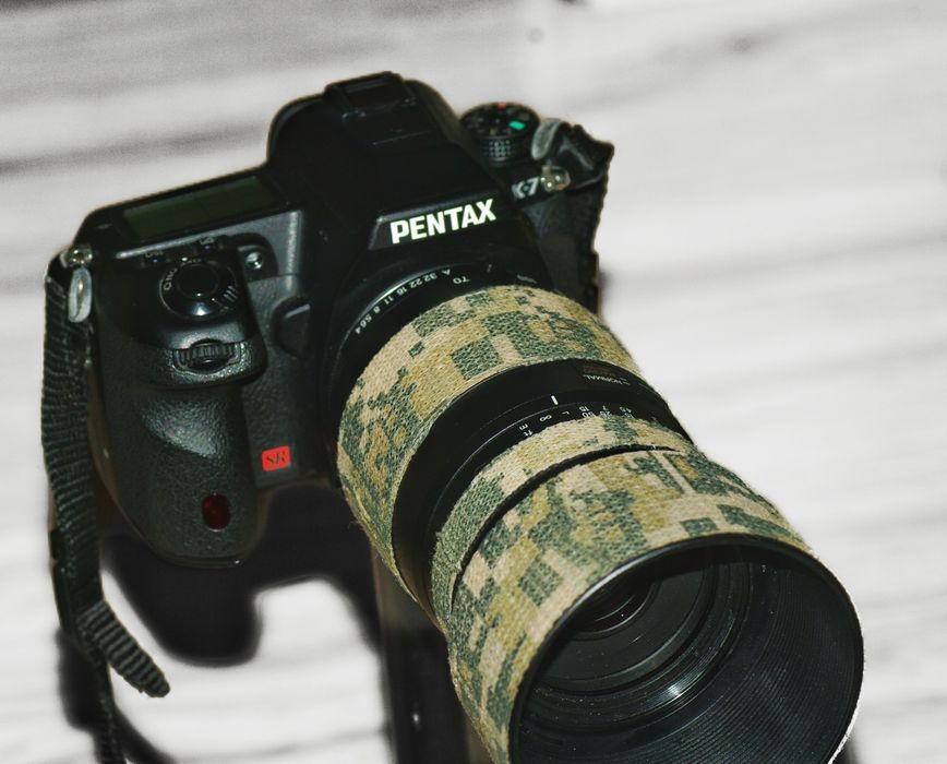 Pentax k7 + tamron 79-300 di macro