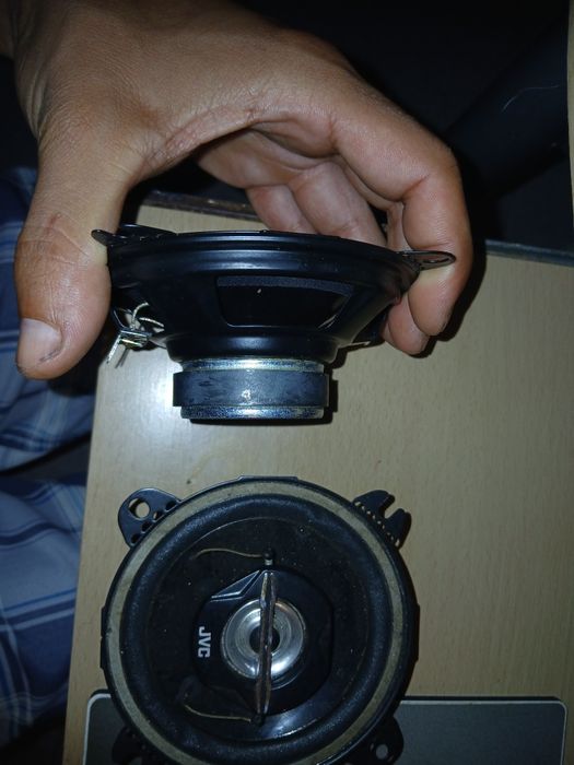 Par de colunas JVC CS-J420X 4" 2 vias coaxiais