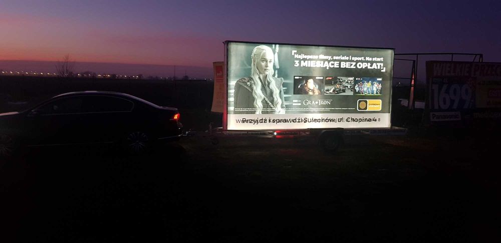 Mobilne Kampanie Reklamowe Przyczepa reklamowa, Przyczepy reklamowe