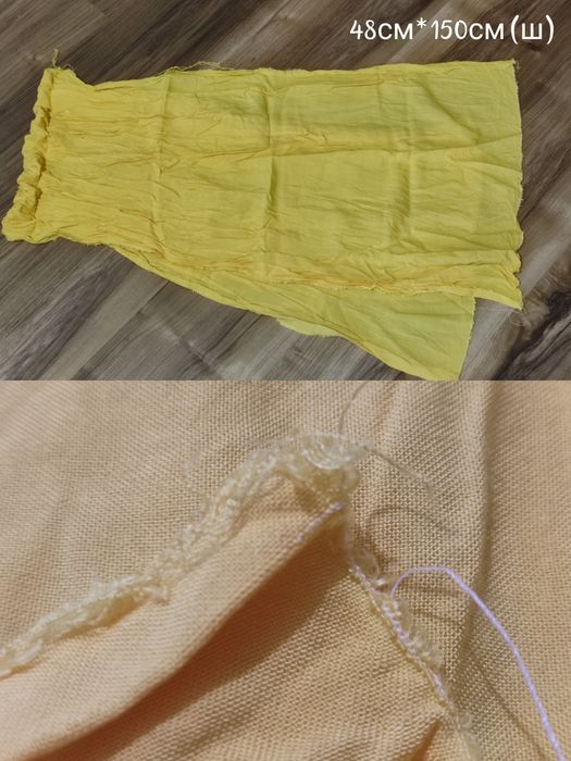 Ткани разные, отрезы, куски