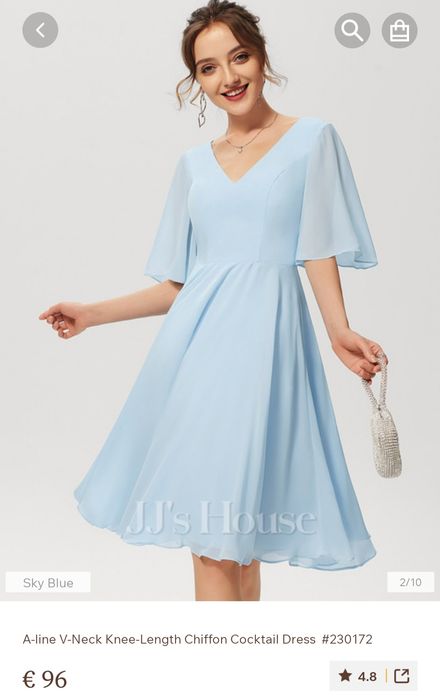 Nowa sukienka w pięknym kolorze