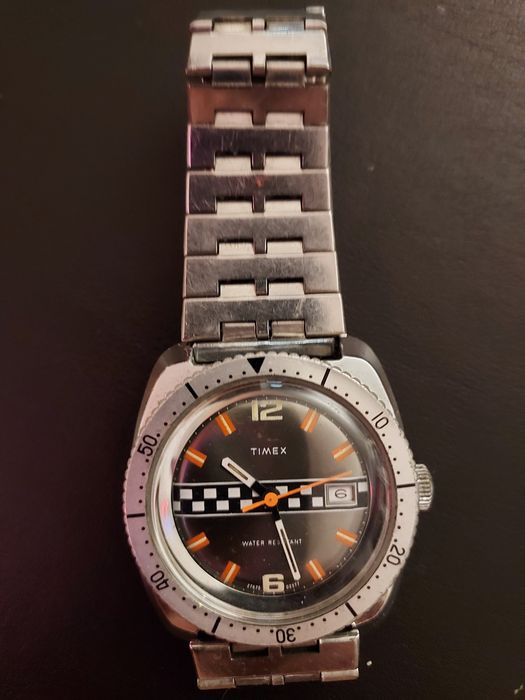 Relógio Timex rally racing de 1970