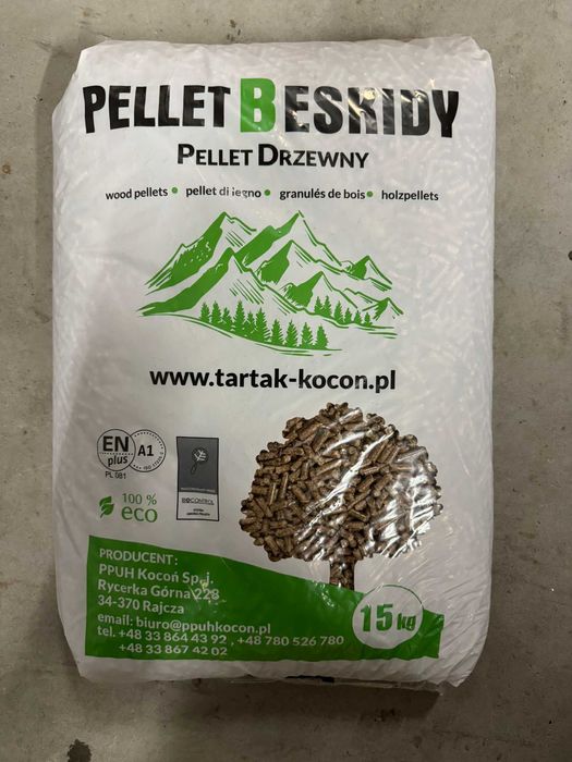 Pellet drzewny pelet Olczyk EnPlusA1 Lava Olimp Barlinek