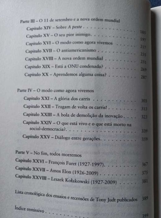 Quando os Factos Mudam (Ensaios 1995-2010) - Tony Judt