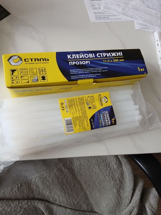 Клееві  стержні 11.2 мм