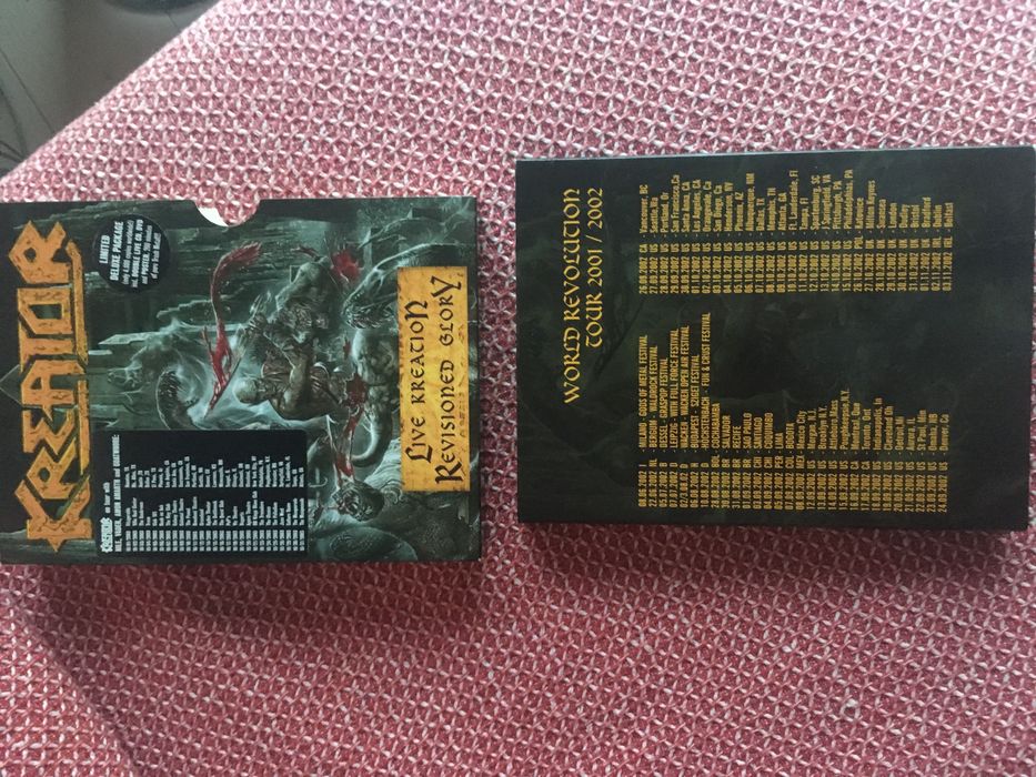 Kreator ‎– Live Kreation: Revisioned Glory 2CD e 1dvd