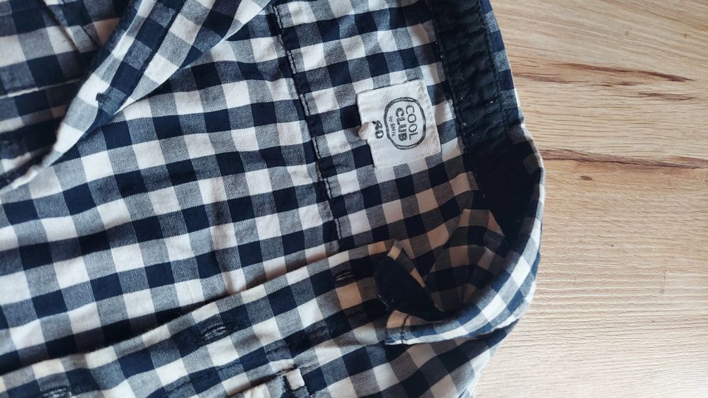 Koszula w kratkę r. 80