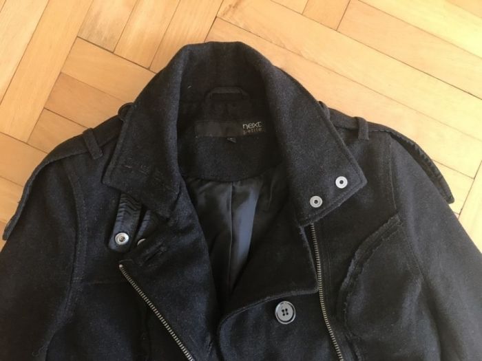 Płaszczyk płaszcz Next XS/S 6 kaszmir wełna kurtka parka okazja