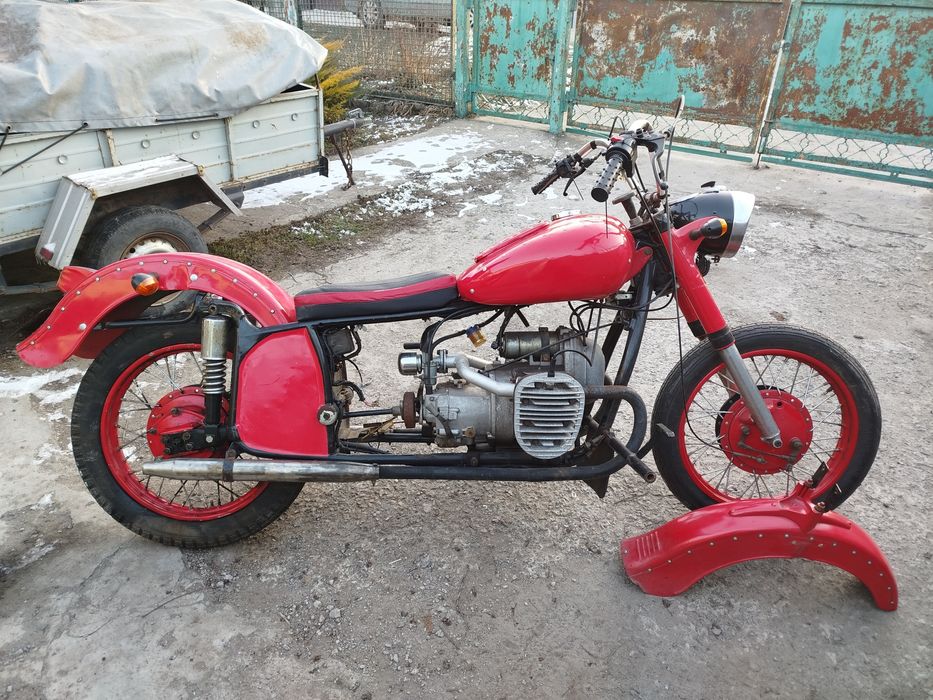 К750, переделан под чоппер.