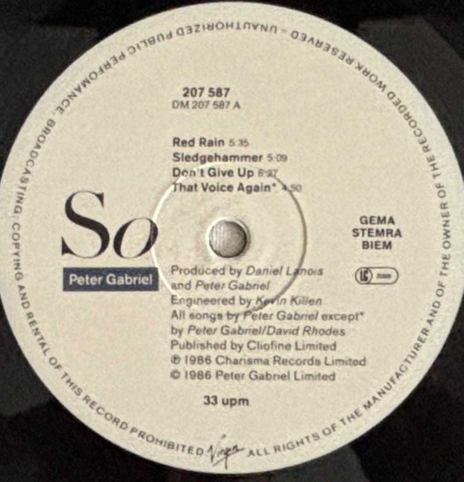 Peter Gabriel – So