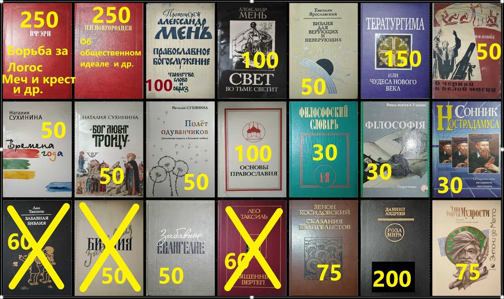 ФР Комплект книг по философии, религии, эзотерике.