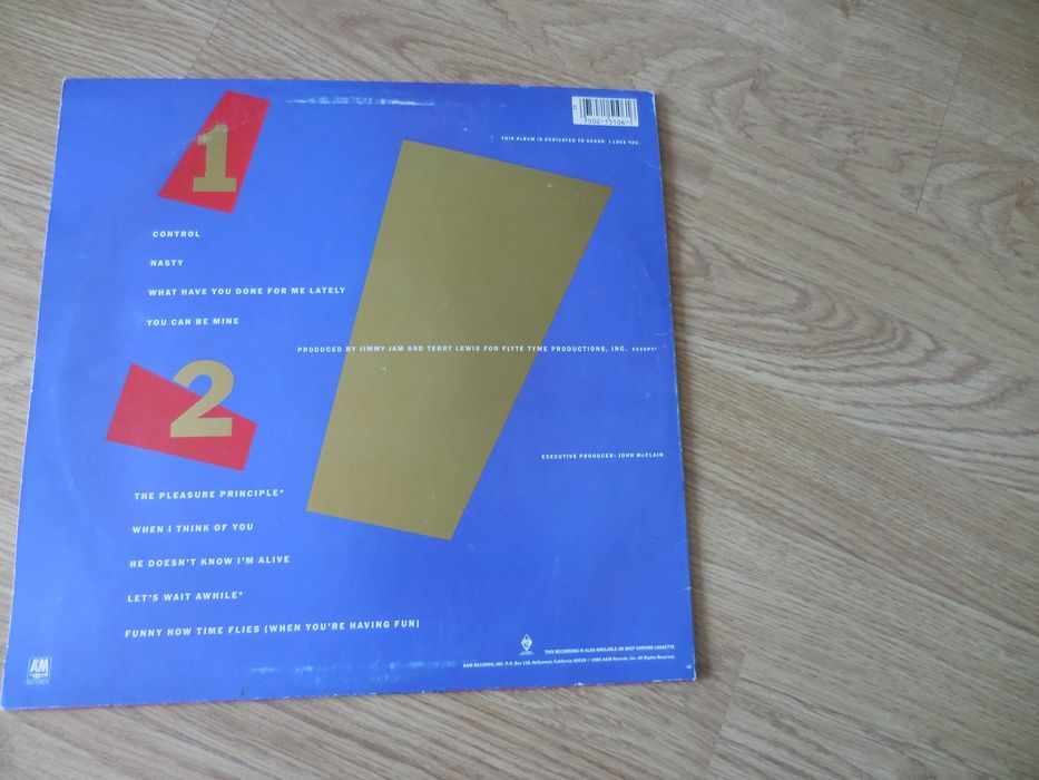 JANET JACKSON 'Control' - LP -