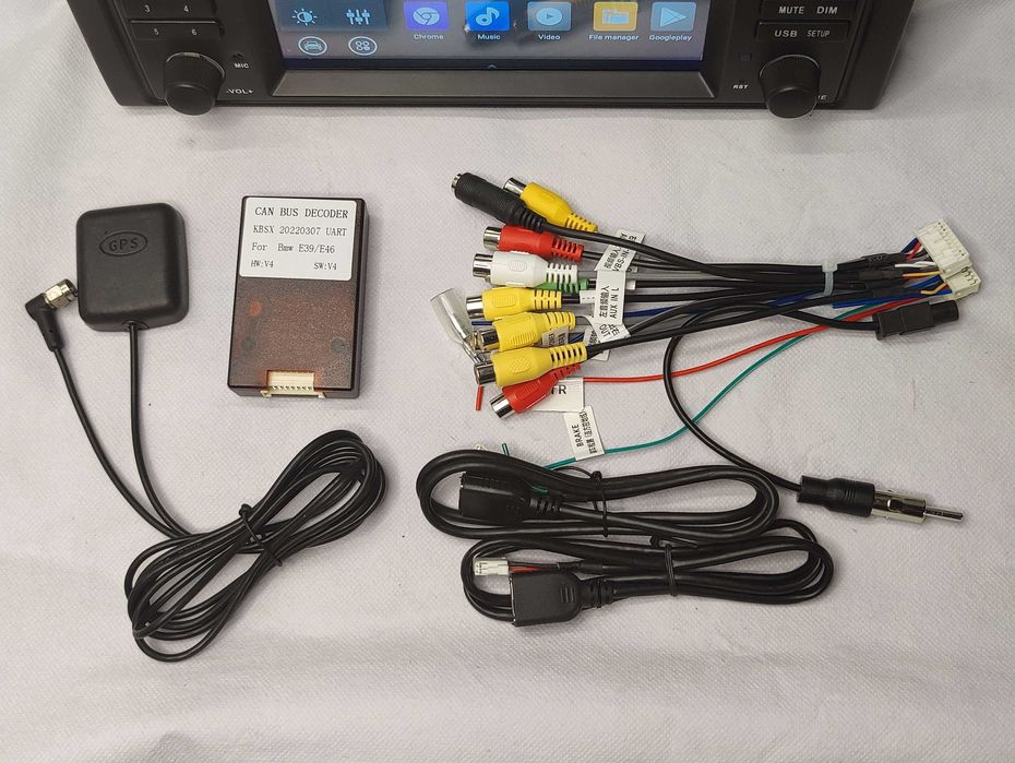 Rádio android BMW E39 • Wifi GPS BLUETOOTH + câmara