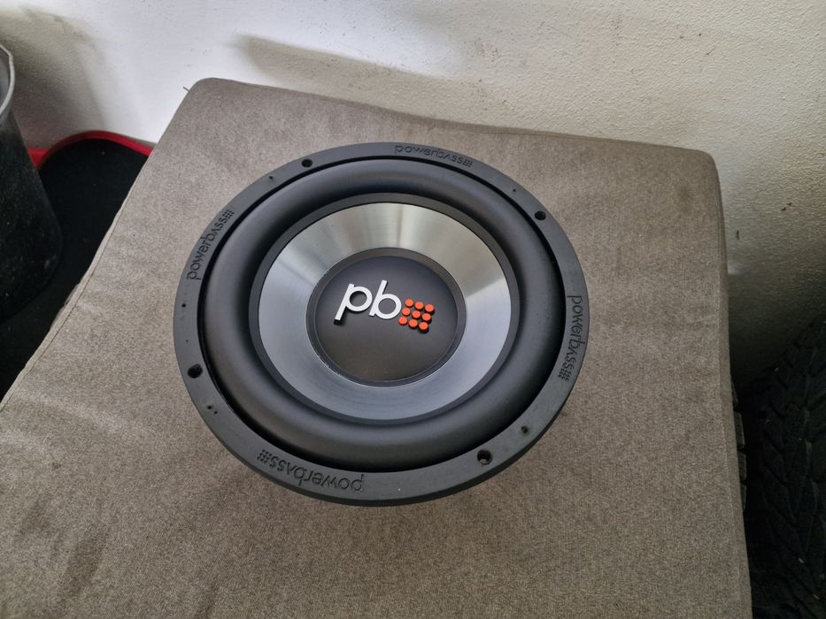 Powerbass L-104D Głośnik 25 cm basowy niskotonowy  subwoofer skrzynia basowa Tuba  350 Rms